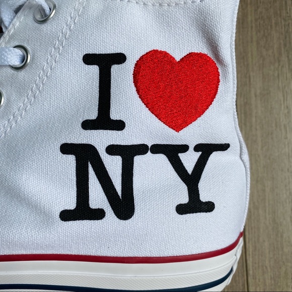 NWT Converse Chuck Taylor All Star “I Love NY”Mens - Picture 8 of 11